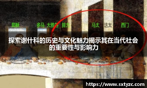 探索谢什科的历史与文化魅力揭示其在当代社会的重要性与影响力