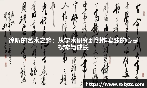 徐昕的艺术之路：从学术研究到创作实践的心灵探索与成长